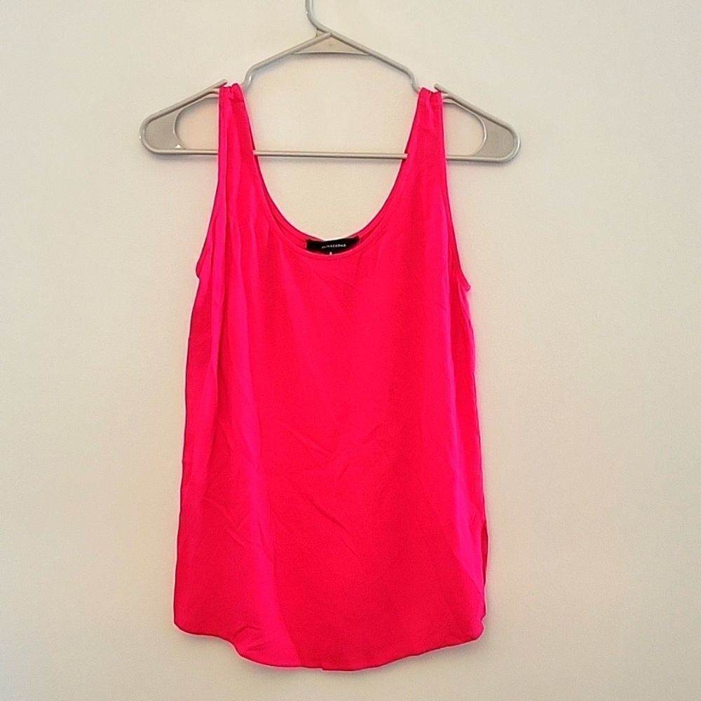 Olivaceous S pink tank top